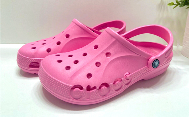 Crocs Baya Clogs in Pink Lemonade