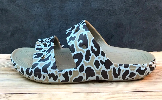 Crocs Classic Animal Print Sandals