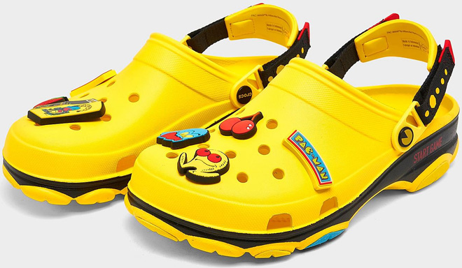 Crocs Pac Man All Terrain Clogs in Lemon Color Crocs Pac Man All Terrain Clogs in Lemon Color