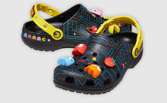 Crocs Pac Man Classic Clogs in Black Color