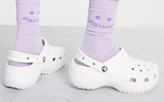Crocs Womens Classic Platform Clogs