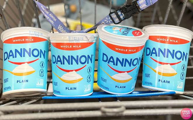 Dannon Whole Milk Yogurt in the Cart