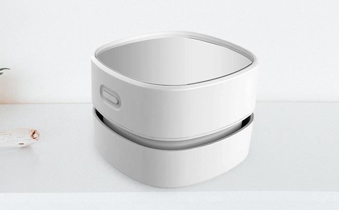 Desktop Vacuum Cleaner White