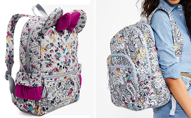 Disney Minnie Mouse Backpack and Disney Campus Backpack Disney Minnie Mouse Backpack and Disney Campus Backpack