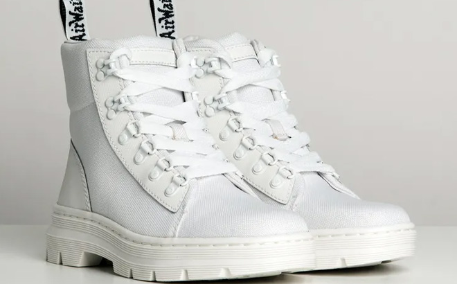 Dr Martens Womens Casual Boots in White Color