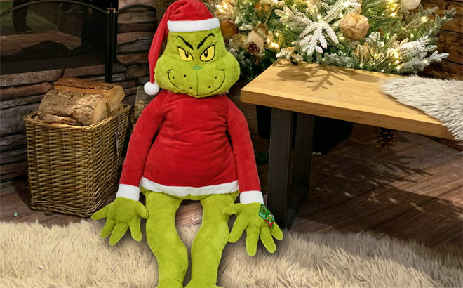 Jumbo clearance grinch plush
