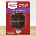 Duncan Hines Classic Cake Mix on a Kitchen Table