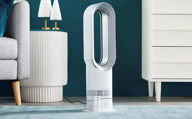 Dyson Hot and Cool Bladeless Fan Heater in White Color