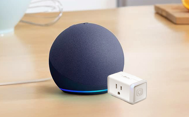 Echo Dot 5th Gen with Kasa Smart Plug Mini 1