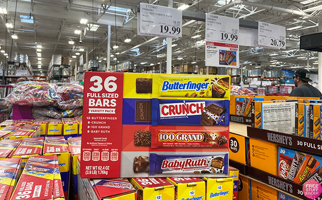 Full-Size Candy Bar Packs $19.99 at Costco!