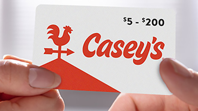 Finges Holding Caseys Gift Card