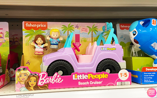 Fisher Price Barbie Little People Beach Cruiser on a Shelf