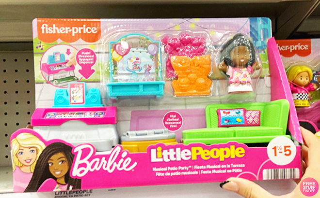 Fisher Price Barbie Little People Musical Patio Party