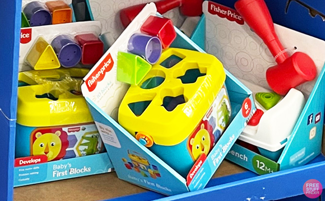 Fisher Price Stacking Toy on Store Shelf