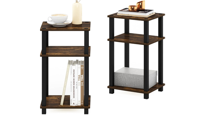 Furinno Simplistic End Side Night Stand 2 Pack Furinno Simplistic End Side Night Stand 2 Pack