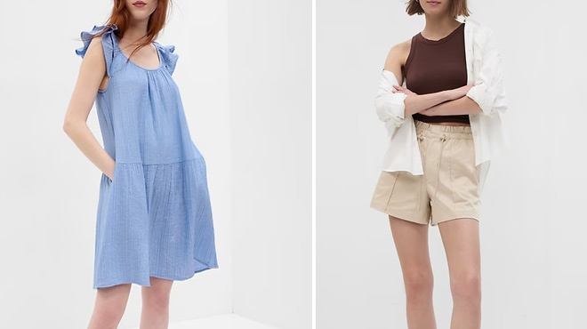 GAP Mini Dress and Shorts GAP Mini Dress and Shorts