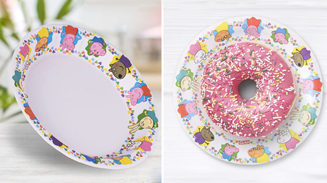 Glad for Kids Peppa Pig Friends Paper Plates at Amazon