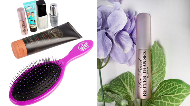 HSN Discover Beauty Customer Choice Sample Box and Too Faced Mascara