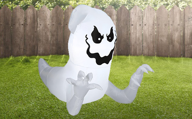 Halloween Ghost Crawler Inflatable in a Lawn