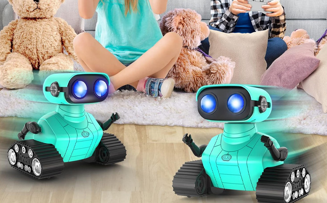 Hamourd Robot Toys in Jade Green Color