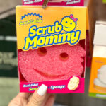 Hand Holding Scrub Mommy Dual Sided Sponge