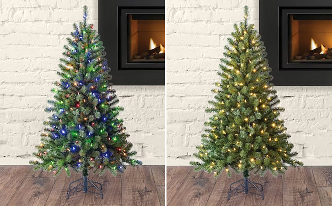 Holiday Living 5 Foot Pre lit Artificial Christmas Tree with LED Lights