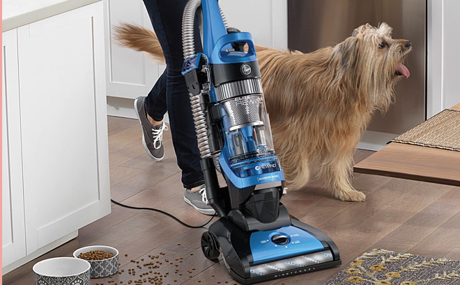 Hoover Upright Vacuum Cleaner in Blue