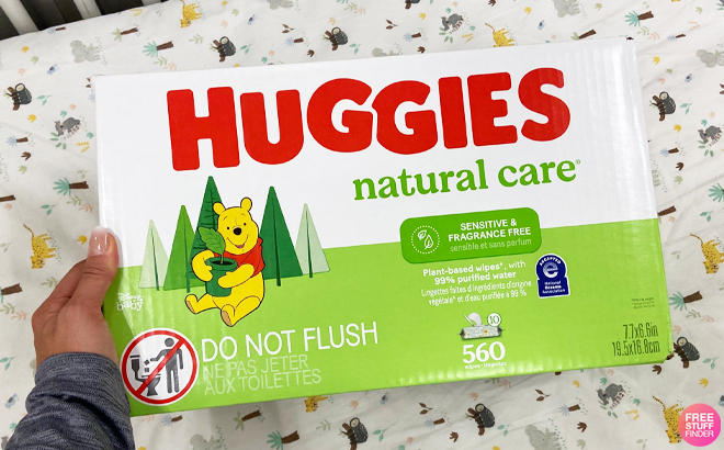 Huggies Natural Care Sensitive Baby Wipes 560 Count