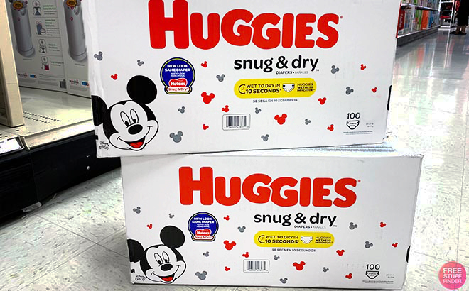 Huggies Snug and Dry Baby Disposable Diapers 100 Count 1