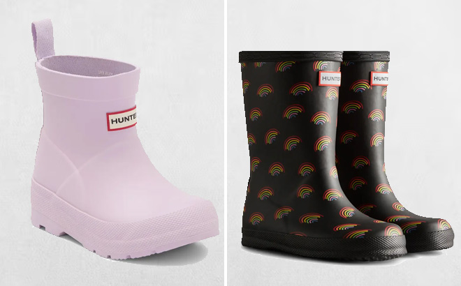 Hunter Kids Original First Classic and Kids Play Boots