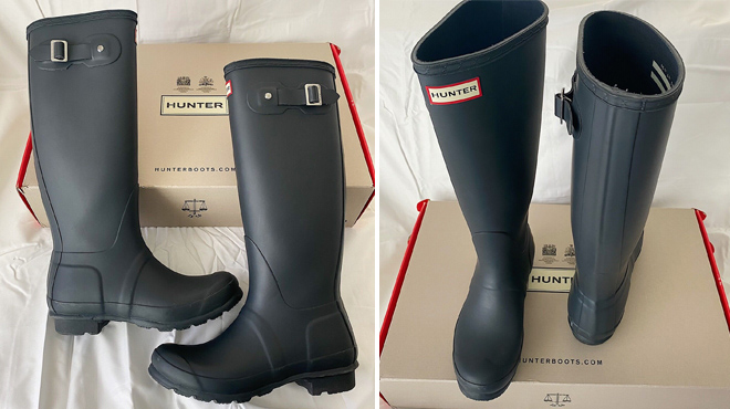 Hunter Womens Original Tall Waterproof Rain Boots