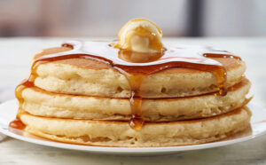 IHOP Stack Of Pancakes on The Table