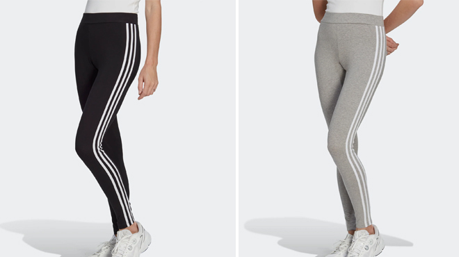 Images of Adidas Womens Adicolor Classics 3 Stripes Leggings