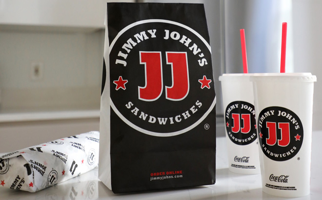 Jimmy Johns Items on Table