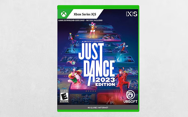 Just Dance 2023 Edition Xbox on a Gray Background 1