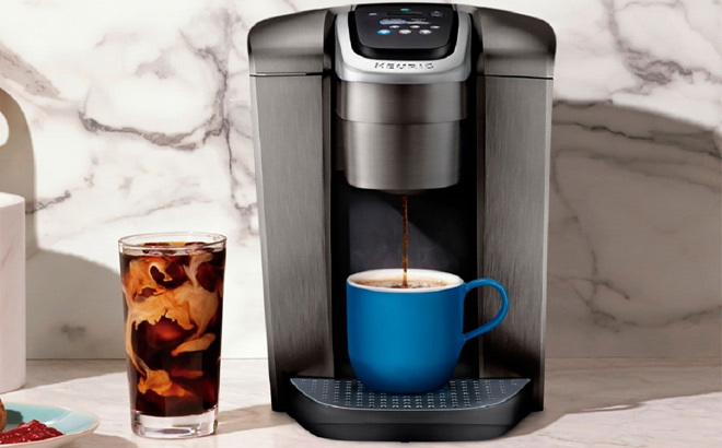 Keurig K Elite Single Serve K Cup Pod Coffee Maker on the Table
