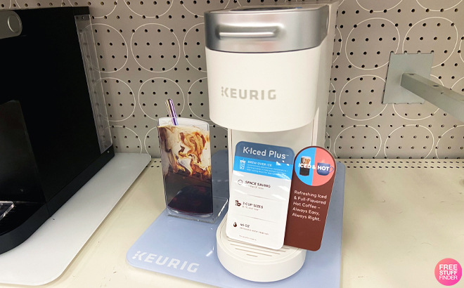 Keurig K Iced Plus Single Serve White Coffee Maker