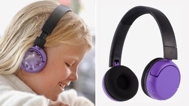 Kids Bluetooth Headset Purple