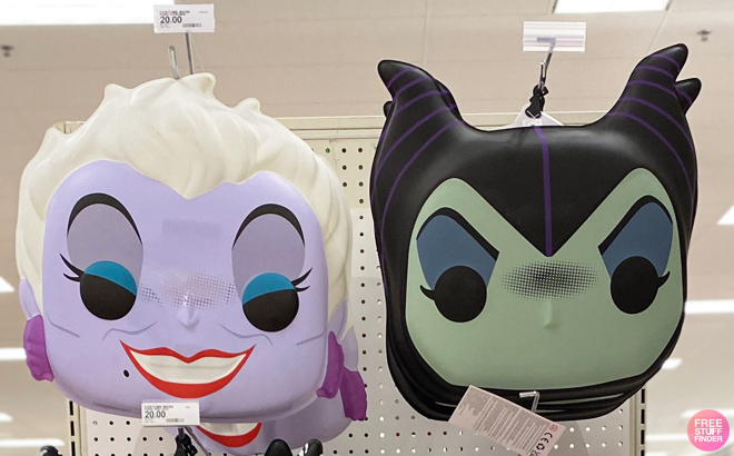 Kids Disney The Little Mermaid Ursula and Disney Maleficent Funko Pop Oversized Halloween Costume Mask