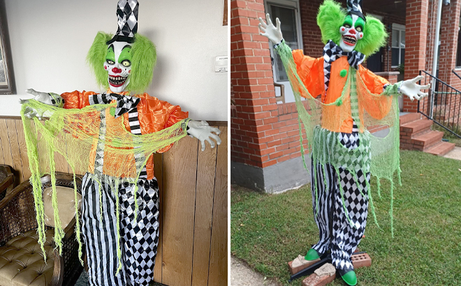 Killer Clown Halloween Prop