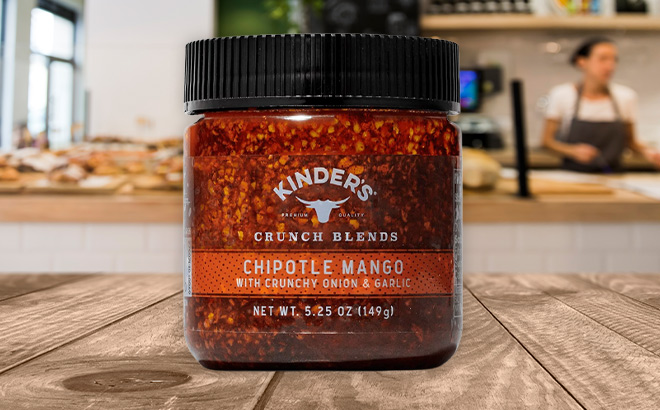 Kinders Crunch Blends Chipotle Mango on the Table Kinders Crunch Blends Chipotle Mango on the Table