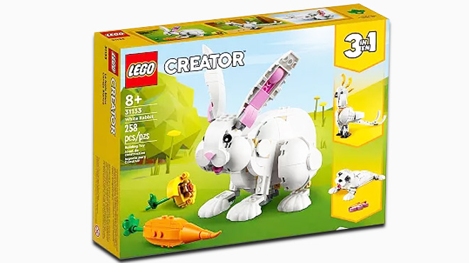 LEGO Creator 3in1 White Rabbit 31133 Building Toy Set