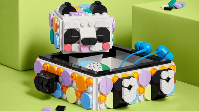LEGO Dots Cute Panda Tray Crafts Set