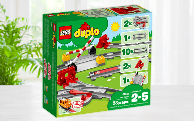 LEGO Duplo Town Train Tracks Expansion Set