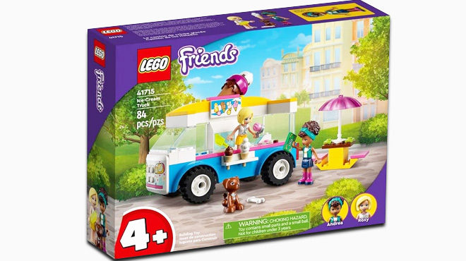 LEGO Friends Ice Cream Truck Building Toy 41715 Summer Fun Vehicle Toy Building Set