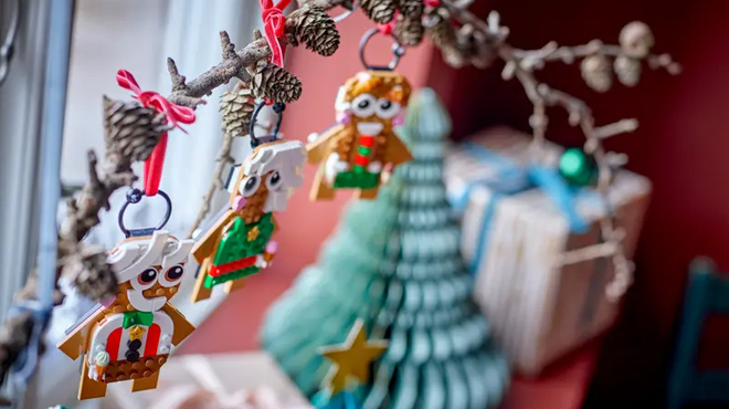 LEGO Gingerbread Ornaments