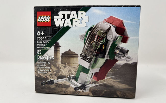 LEGO Star Wars Boba Fetts Starship Microfighter Building Toy Vehicle