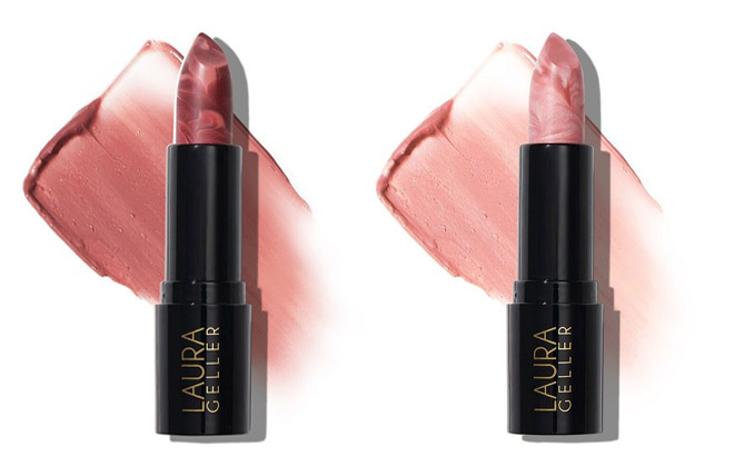 Laura Geller Honey Bun Marble Lipstick and Berry Vanilla Marble Lipstick