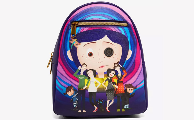 Loungefly Coraline Normal Other World Group Mini Backpack