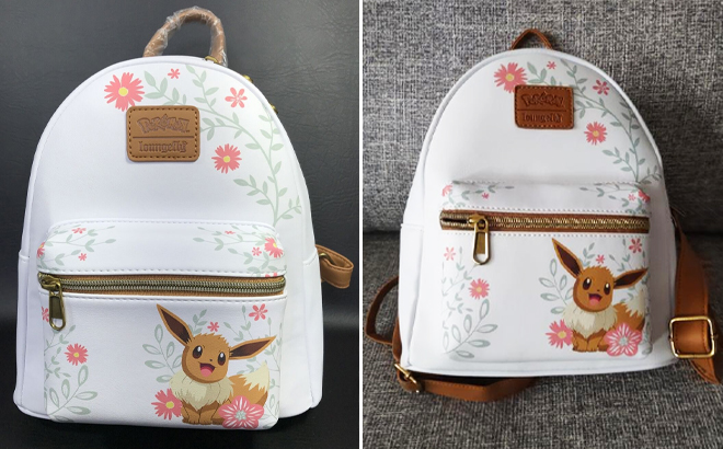 Loungefly Pokemon Eevee Spring Flowers Mini Backpack